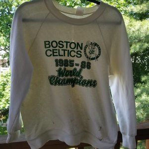 RARE Vintage 1985-1986 Boston Celtics World Champions sweatshirt